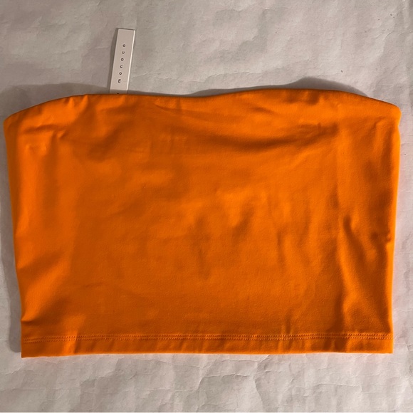 Susana Monaco Essential Crop Tube Top & Slim Miniskirt Set Extra Large Popsicle - Picture 4 of 14